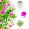 13" UV Resistant Artificial Flowering Mini Rose Bushes, 12ct.